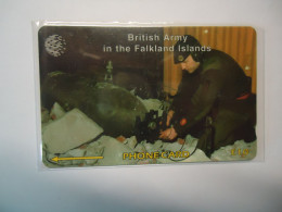 FALKLAND ISLAND   USED CARDS  ARMS  BOBE - Isole Falkland