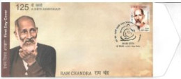 India 2024 125th BIRTH ANNIVERSARY Of RAM CHANDRA First Day Cover FDC As Per Scan - Nuevos