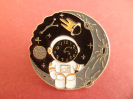 Pins Avion Aviation Espace Astronaute Heure - Raumfahrt