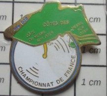 321 Pin's Pins : BEAU ET RARE / SPORTS / CYCLISME ROUE VELO CHAMPIONNAT DE FRANCE MESNIL-OGER - Cycling