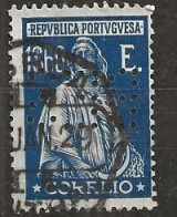 Timbre Portugal 1929 Perforé BES - Used Stamps