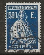 Timbre Portugal 1929 Perforé BES - Used Stamps