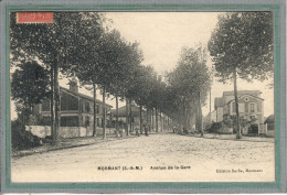 CPA - MORMANT (77) - Aspect De L'Avenue Et Du Restaurant De La Gare En 1907 - Mormant