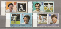 TUVALU NANUMEA 1984 Cricket Stars MNH(**) Mi 13-20 #Sport136 - Baseball