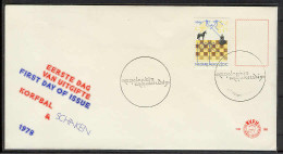 Ajedrez - Chess Holanda 1978 FDC  - - Echecs