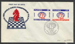 Ajedrez - Chess Filipines 1978 FDC  - Manila - Echecs