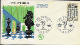 Ajedrez - Chess Francia 1966 FDC  - Le Havre - Echecs