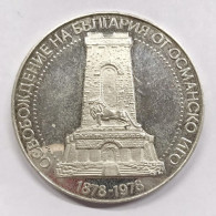 Bulgaria 10 Leva 1978 100° Dalla Liberazione Dai Turchi  Km#102 Proof Segnetti Sui Fondi E.1410 - Bulgarie