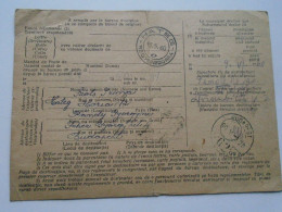 ZA486.6 Romania  - Avis De Reception - 1960 Hateg  Hunedoara  - Budapest  Hungary - Briefe U. Dokumente