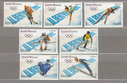 Guinea Bissau 1989 Winter Olympic Games Albertville MNH(**) Mi 1088-1094 #Sport140 - Inverno1992: Albertville