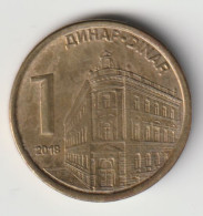 SERBIA 2018: 1 Dinar, KM 54 - Servië