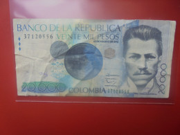 COLOMBIE 20.000 PESOS 2012 Circuler (B.33) - Colombie