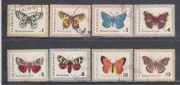 Bulgaria 1962 - Butterflies, Mi-Nr. 1339/46, Used - Usados