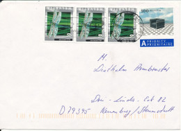 Switzerland Cover Sent To Germany Lausanne 31-5-2004 ?? Topic Stamps - Lettres & Documents