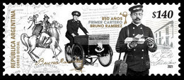 Argentina 2021 First Postman - 250 Years MNH Stamp - Unused Stamps