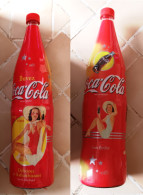 Bouteille Vide 1L Coca Cola  " Pin Up 60's " Série Limitée 2002 _Dvbc01 - Soda