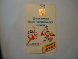 MALAYSIA USED  CARDS SPORTS   OLYMPIC MASCOTS - Malaysia