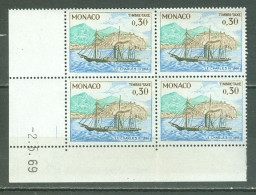 Monaco  Taxe 60A En Bloc 4  * *  TB  Coin Daté    - Postage Due