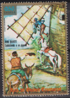 1975 Äquatorial-Guinea° Mi:GQ 555, Sn:GQ 75-46, Yt:GQ 59-E, Don Quixote, Windmühle, Esel, Pferd - Äquatorial-Guinea