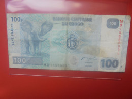 CONGO 100 FRANCS 2007 Circuler (B.33) - République Démocratique Du Congo & Zaïre