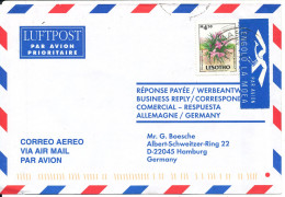 Lesotho Air Mail Cover Sent To Germany Single Franked - Lesotho (1966-...)