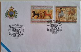 1974..SAN MARINO..COVER WITH STAMPS+SPECIAL CANCELLATION.. - Cartas & Documentos