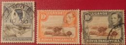 GRAN BRETAGNA KENYA-UGANDA-TANGANIKA 1938-1954 - Ouganda (...-1962)