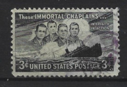 USA 1948 Four Chaplains Y.T. 508 (0) - Gebruikt