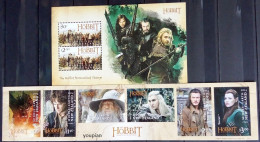 New Zealand 2014, The Hobbit, Two MNH S/S - Nuevos