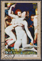 1973 Äquatorial-Guinea° Mi:GQ 267, Sn:GQ 73-74, Yt:GQ 35-A, Bronzino : Venus, Cupid, Folly And Time - Äquatorial-Guinea