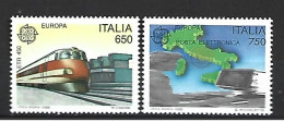 Timbre De Europa Neuf ** Italie N 1775 / 1776 - 1988