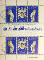 Falkland Islands 1978 Coronation Anniversary Sheetlet FU - Falkland Islands