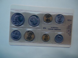 GREECE  UNITED STATES     CARDS   GREECE COINS  1974 SPECIAL COLLECTORS EDITION - Grecia