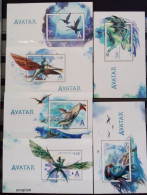 New Zealand 2023, Avatar, Six MNH Unusual S/S - Ongebruikt