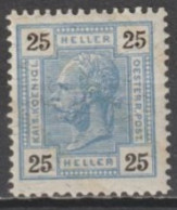 AUTRICHE - 1904 - YVERT N°88 * MLH - COTE = 45 EUR - Neufs