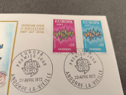 Premier Jour 1972 Europa - FDC