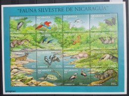 Nicaragua 1994, Animals Of The Nicaraguan Forests, MNH Sheetlet - Nicaragua