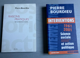 Pierre Bourdieu : 6 Livres & 2 Revues = Qestions De Sociologie/Les Règles De L’art/Interventions/Choses Dites/Le Sens Pr - Paquete De Libros