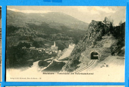 Y095, Albulabahn, TiefenKastel Mit Tiefenkasteltunnel, 36, Reinhardt, Précurseur, Non Circulée - Tiefencastel