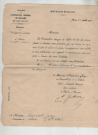 Paris 1907 Vasserot Instituteur Abriès Enseignement Aux Adultes Félicitations - Diploma's En Schoolrapporten