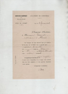 Académie Grenoble 1913 Vasserot Instituteur Abriès Remplacement - Diploma & School Reports