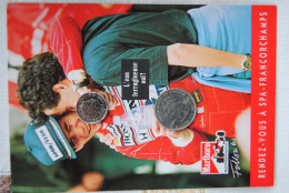 599/ SPA/FRANCORCHAMPS - Formule 1 - AYERTON SENNA-  Good Year/Boss/Marlboro .. - Sportifs