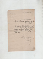 Académie Hautes Alpes Vasserot Instituteur 1905 Brunissard Gérard Prolongation De Congé - Diploma's En Schoolrapporten