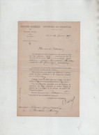 Académie Hautes Alpes Vasserot Instituteur 1905 Brunissard Arvieux  Stagiaire - Diplomi E Pagelle