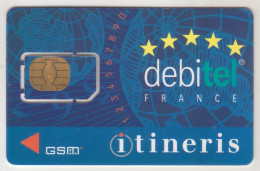 FRANCE - Itineris - Debitel GSM Card, Mint - Sonstige & Ohne Zuordnung