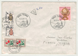 France // Lettre  Taxée Pour Jougne Au Départ De La Suisse - 1960-.... Covers & Documents