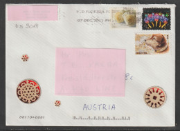 2014 - USA - Brief/Bedarfsbeleg, Gelaufen V. Umatilla/Florida N. Linz/Austria - S. Scan  (us 9014) - Storia Postale