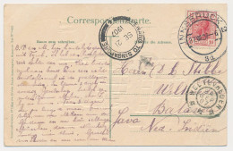 Postcard Austria - PENANG TO SINGAPORE - Batavia Netherlands Indies  1907 - Singapour (...-1959)