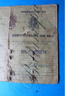 Paspoort VANDERVEREN Michaël Echt VAN ESPEN V. BLANDEN Bij Leuven Bierbeekstraat 1870 Uitgereikt 1952 - Historical Documents