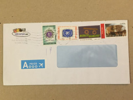 Belgie Belgique Used Letter Stamp On Cover Priority Lions Club International Tourist Year 1967 Calcium Carbonate 2015 - 2013-... Rey Felipe